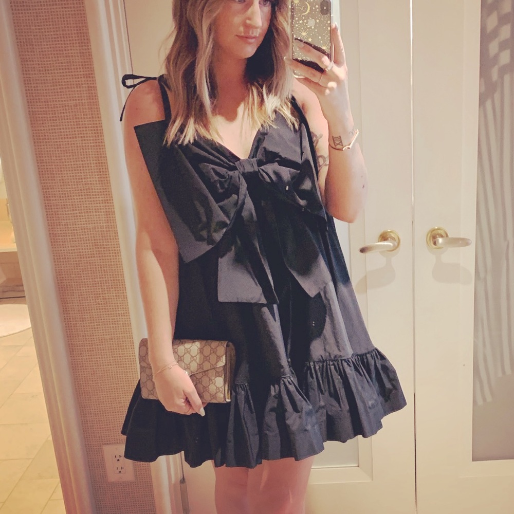 MSGM oversized bow dress